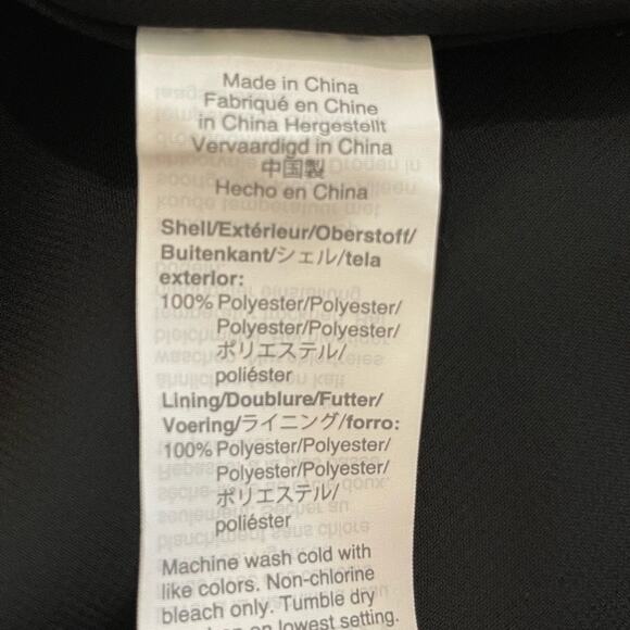 New ~ MADEWELL ~ Comfy Button Wrap Dress~Sz PM ~ Gorgeous! Black~ - Picture 7 of 8